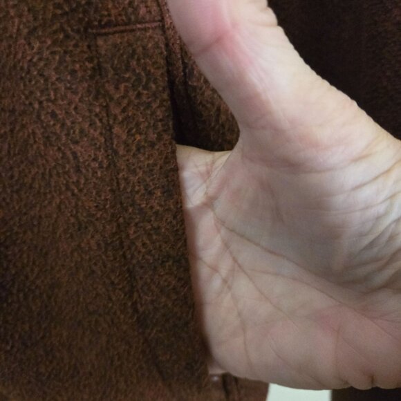 Athleta Stroll Fleece Full Zip Mahogany Pockets 2022 Size M - Picture 5 of 8